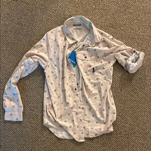 COLUMBIA NWT Women’s Half button up Omni-Wick long sleeve shirt size large
